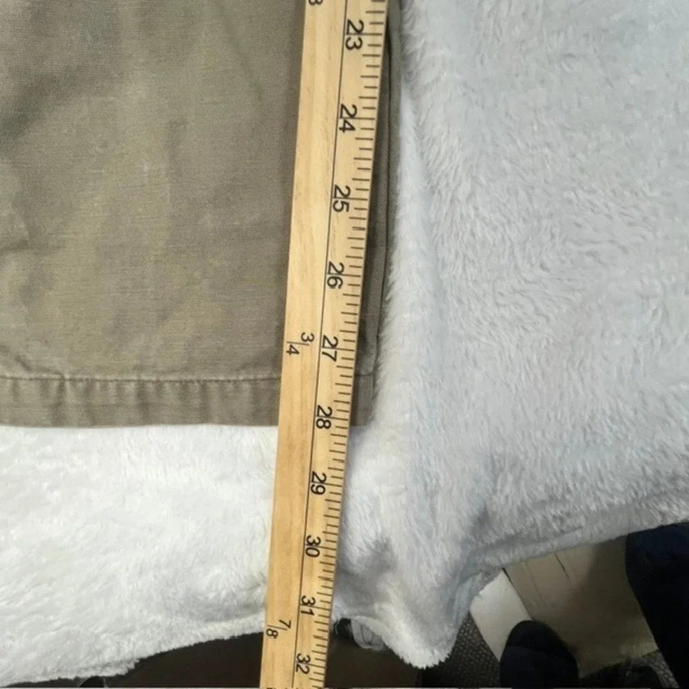 Columbia Mens 38x30 Khaki Cotton Canvas Cargo Utility Pants AM8142 Tan Outdoor